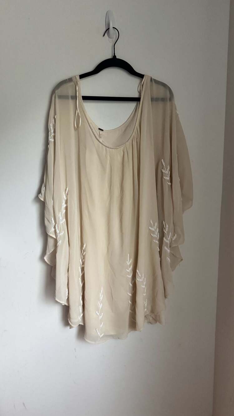 Free People Beaded Boho Flowy Dress Size L